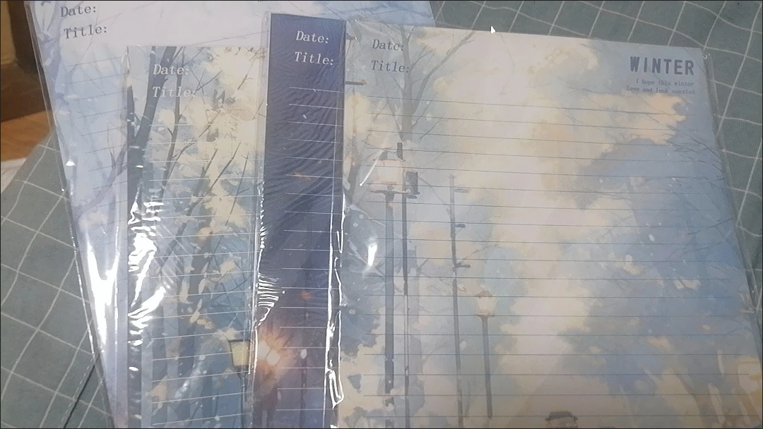 Stationery Paper Set 4pc