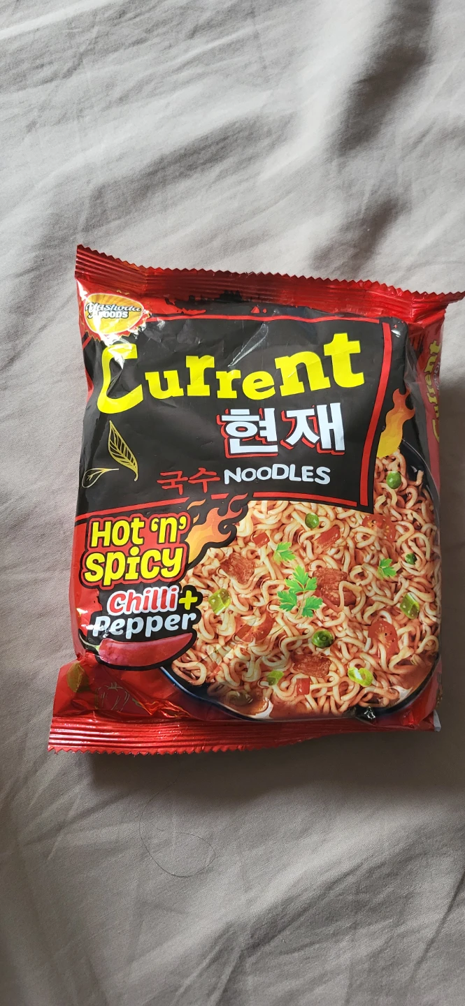 Current Hot 'n' Spicy Noodles Chilli + Pepper flavour
