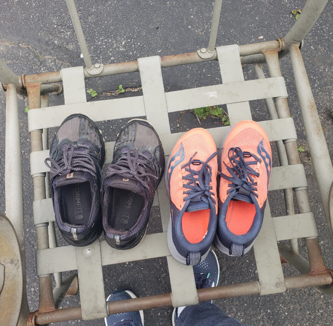 Saucony Running Shoes (Pair) - Orange/Blue