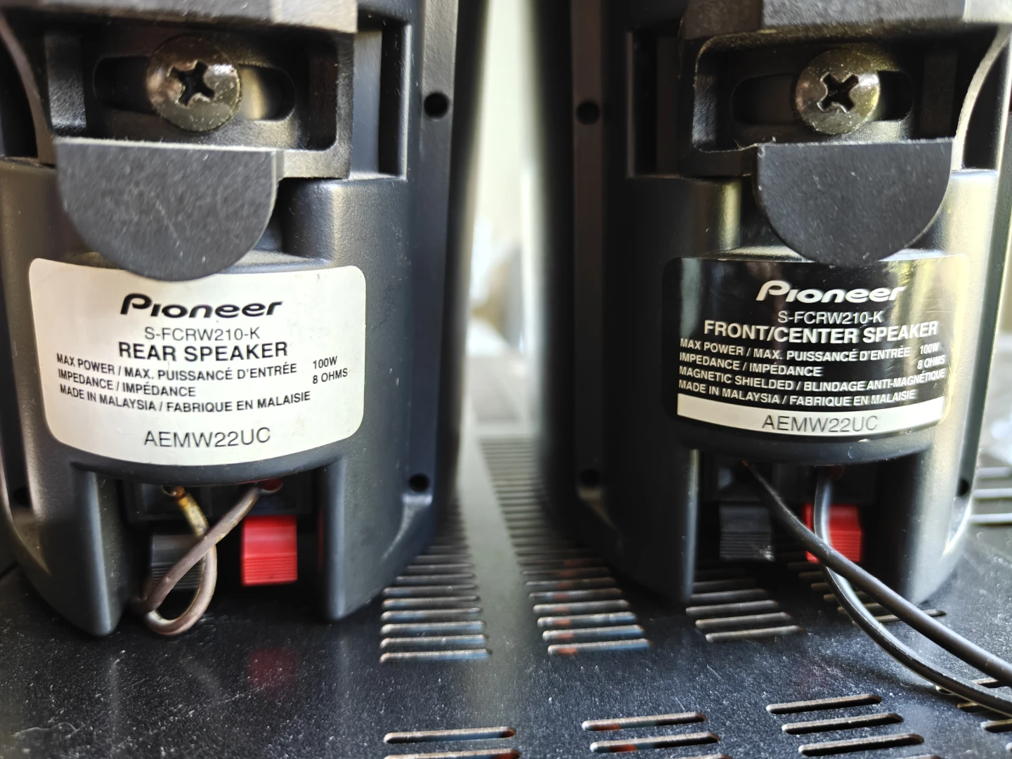 Pioneer S-FCRW210-K Front/Center Rear Speakers - photo 2