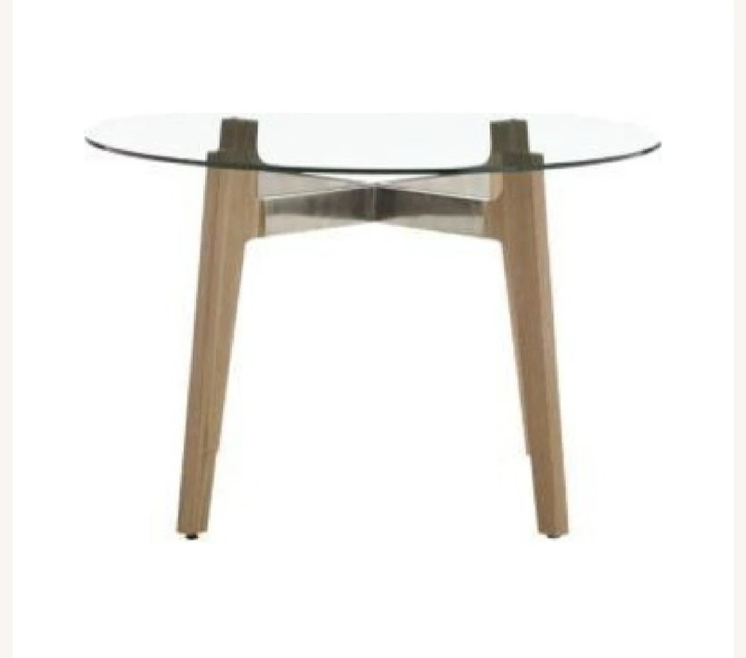Glass Dining Table with 4 chairs - photo 5