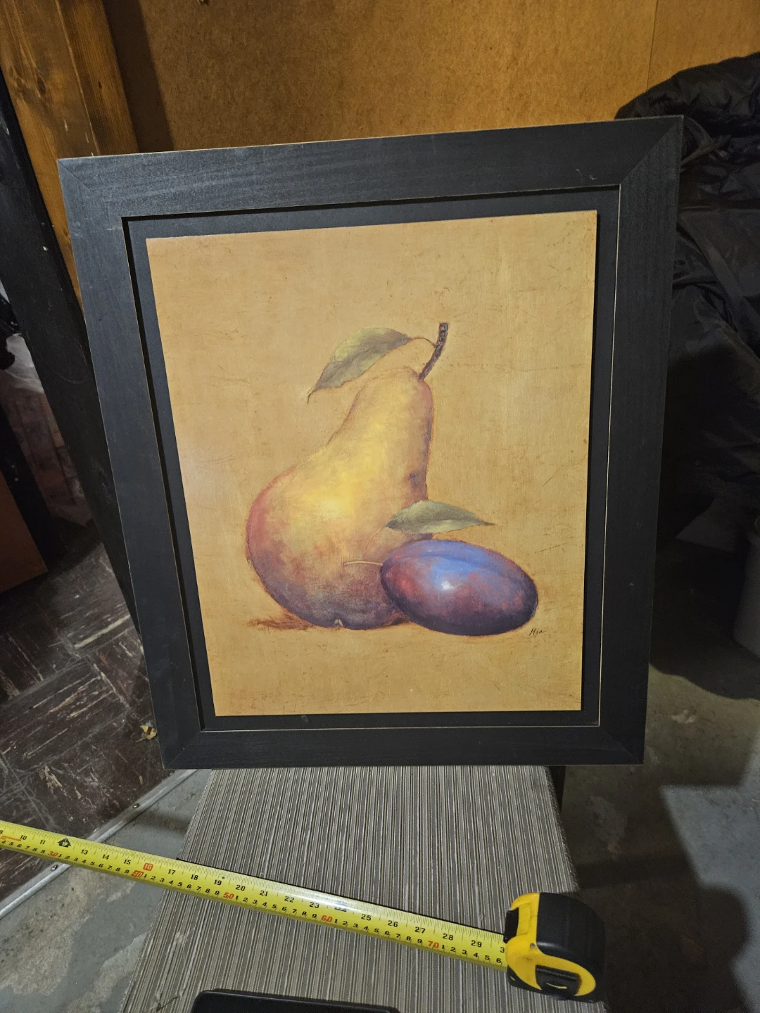 Framed Pear and Plum Art Print - photo 2