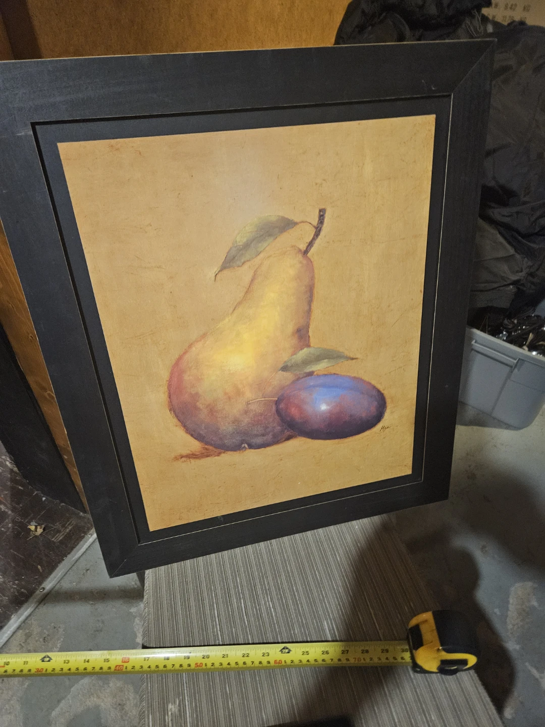 Framed Pear and Plum Art Print - photo 5