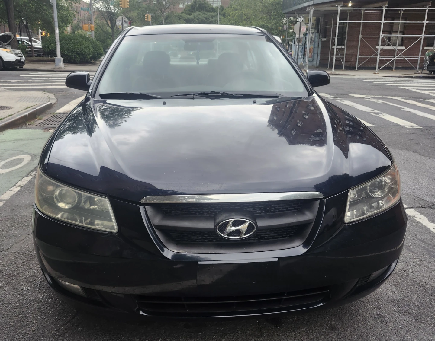 2007 Hyundai Sonata Sedan Dark Blue - photo 3