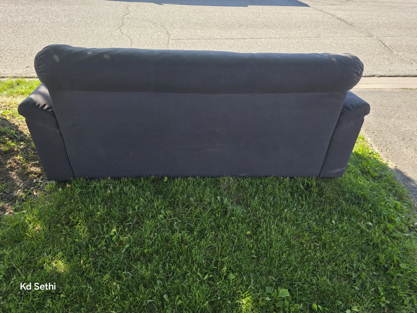 Dark Grey Sofa - photo 3