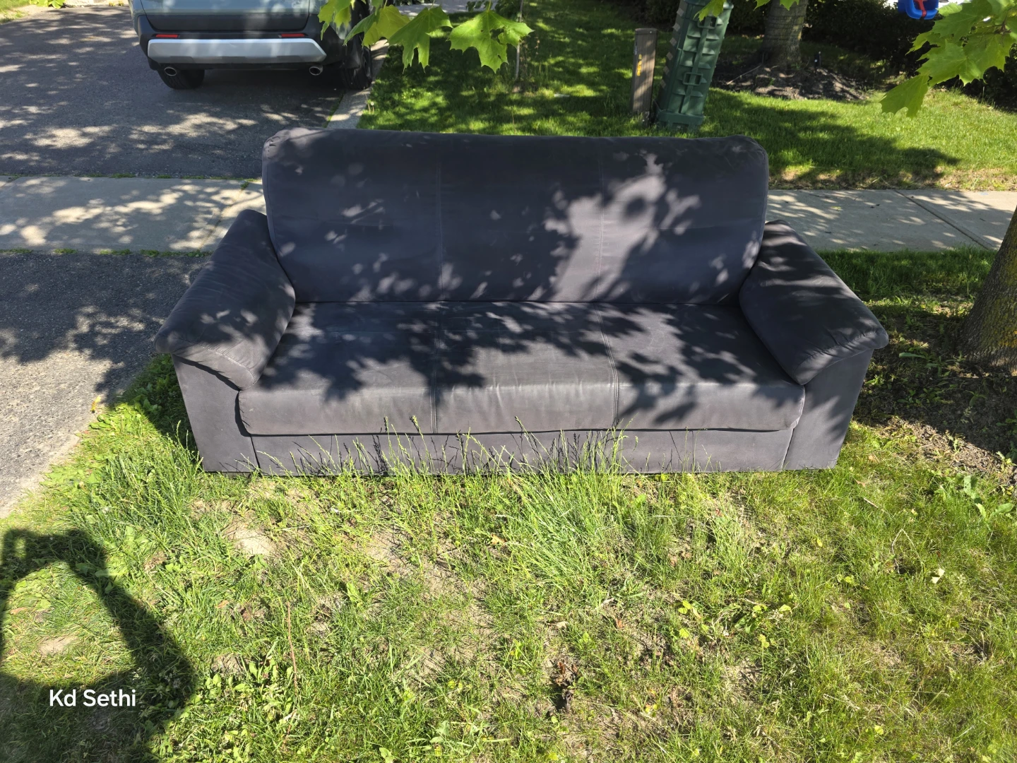 Dark Grey Sofa - photo 5