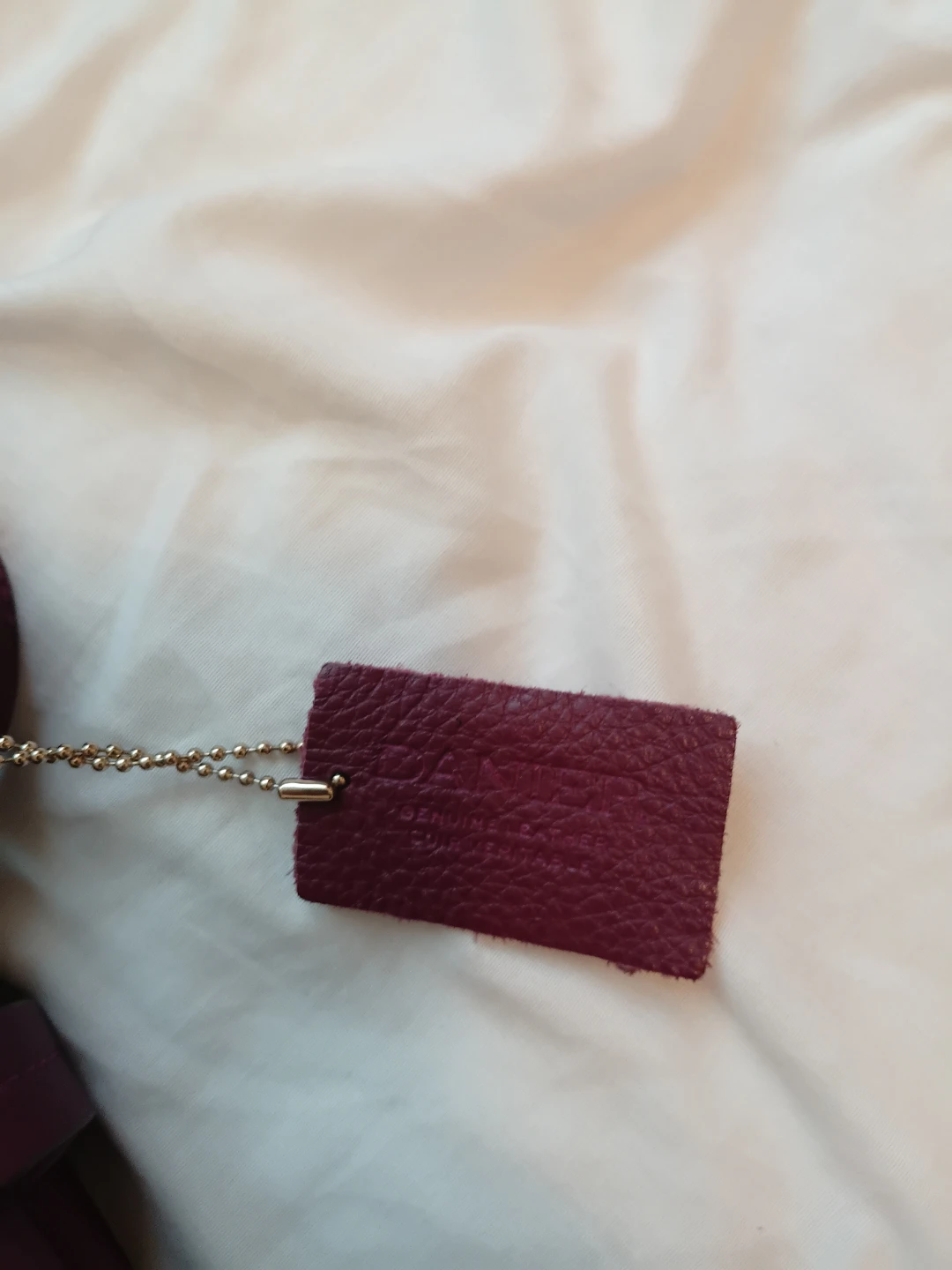 Danier Crossbody Bag - Burgundy Leather - photo 5