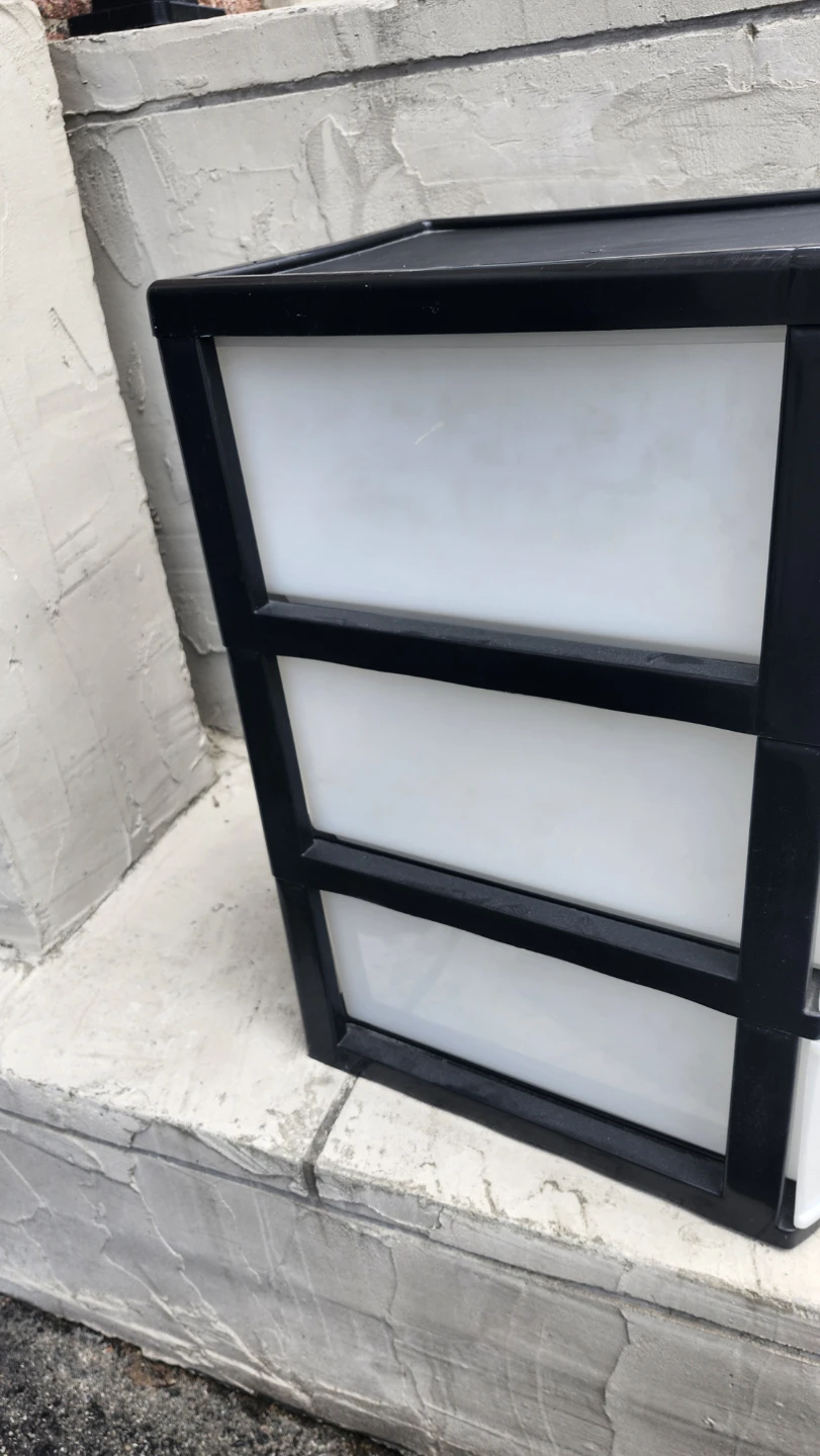 3-Drawer Plastic Storage Unit - photo 4