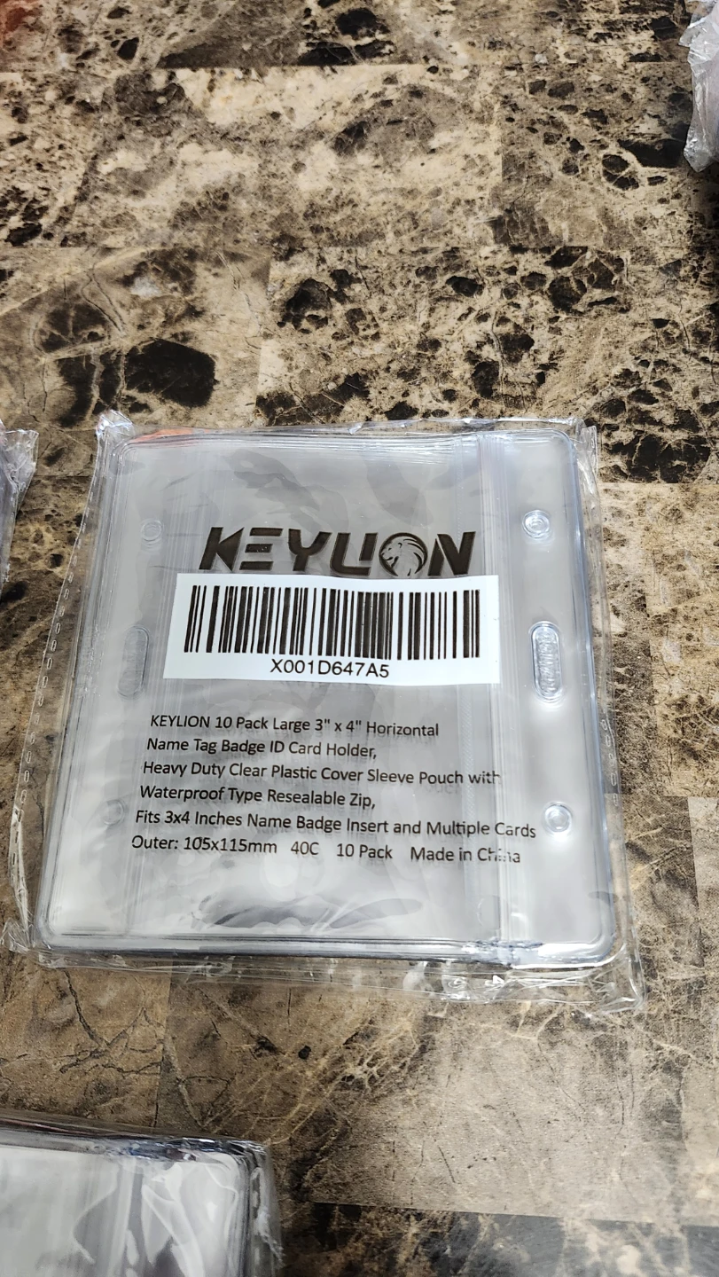 KEYLION 30 Pack Name Tag Badge ID Card Holders - photo 2