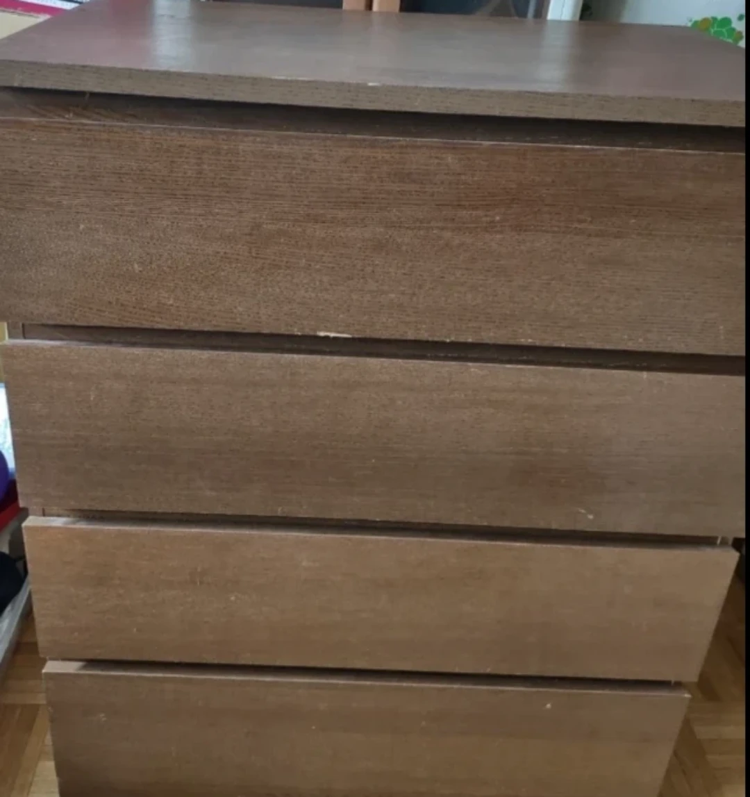 (moving sale 29th) IKEA MALM chest of 5 drawers + free iteam - photo 2