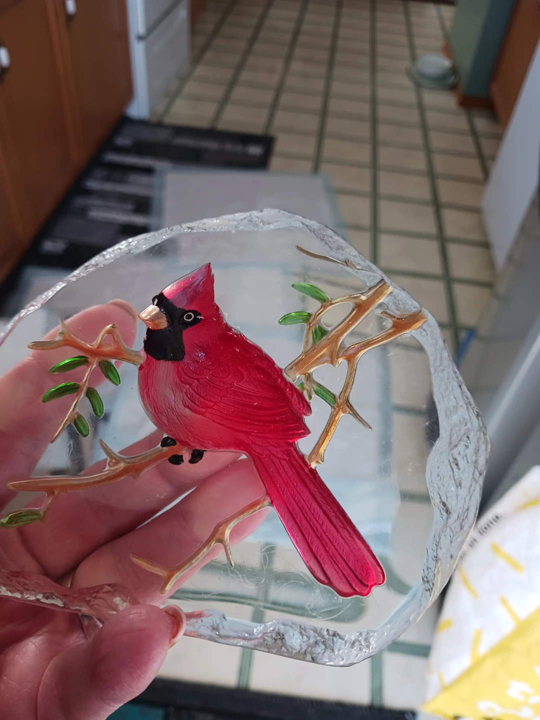 Glass Cardinal Figurine - photo 5