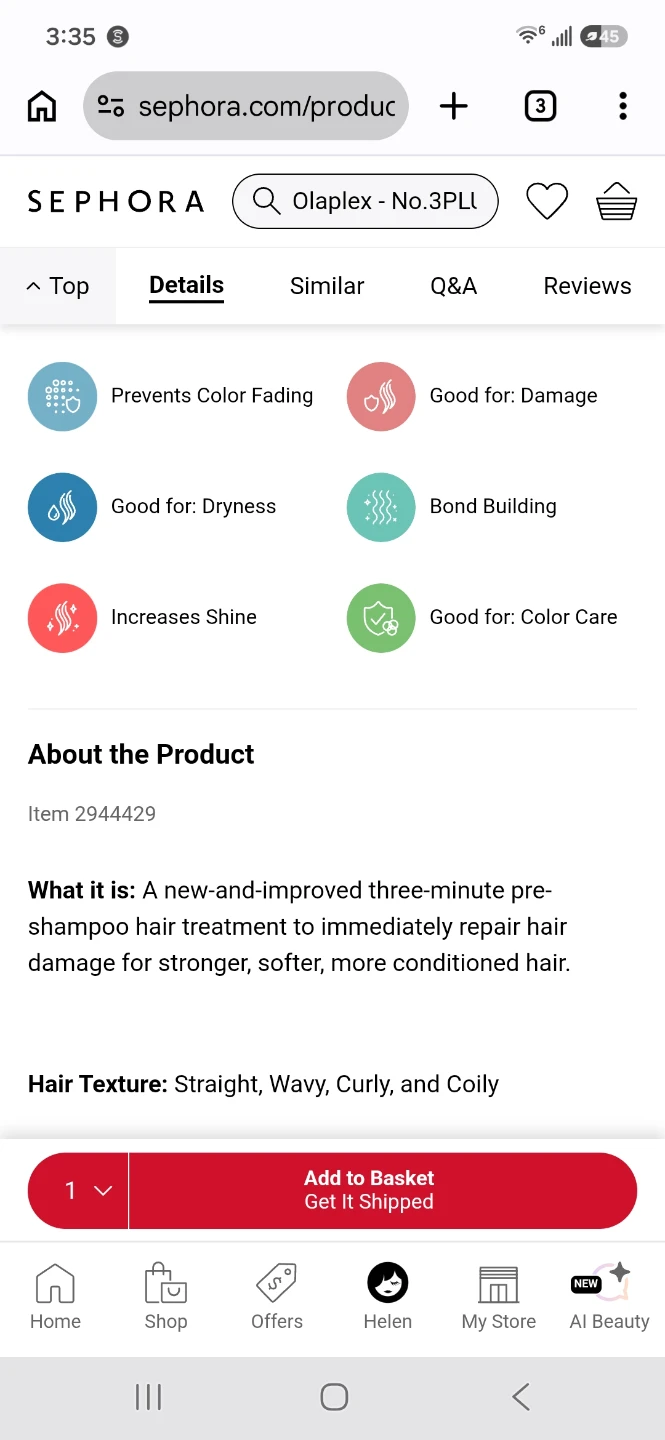 Olaplex No.3 Plus Complete Repair Treatment ⚽️ - photo 2