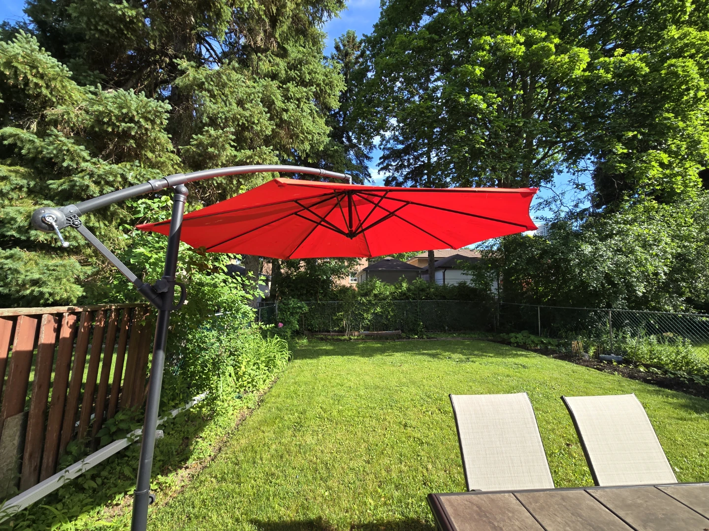 Outdoor Patio Table and Chairs Set with Umbrella - photo 4