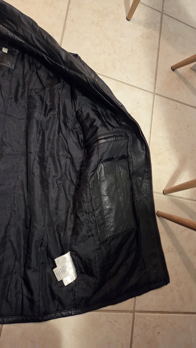 I.B. Exchange par/by Irwin Bilerman Black Leather Jacket - photo 2