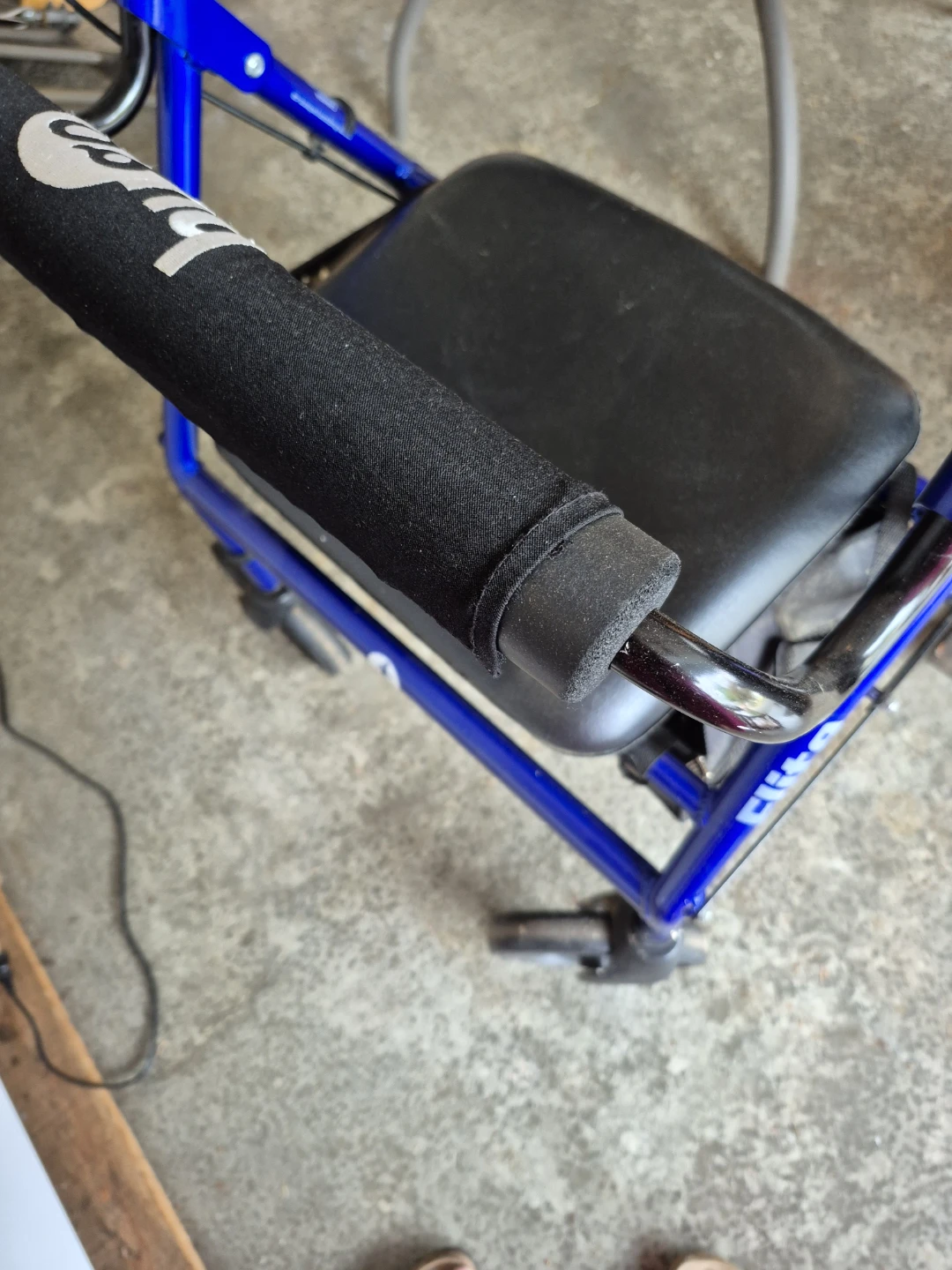 Blue Walker with Seat