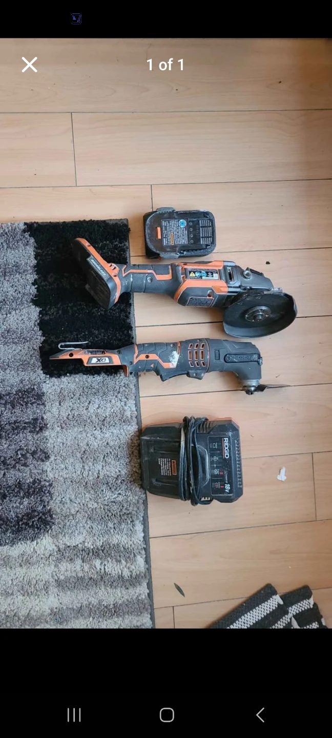 Ridgid & Makita Oscillating Tools & Grinder