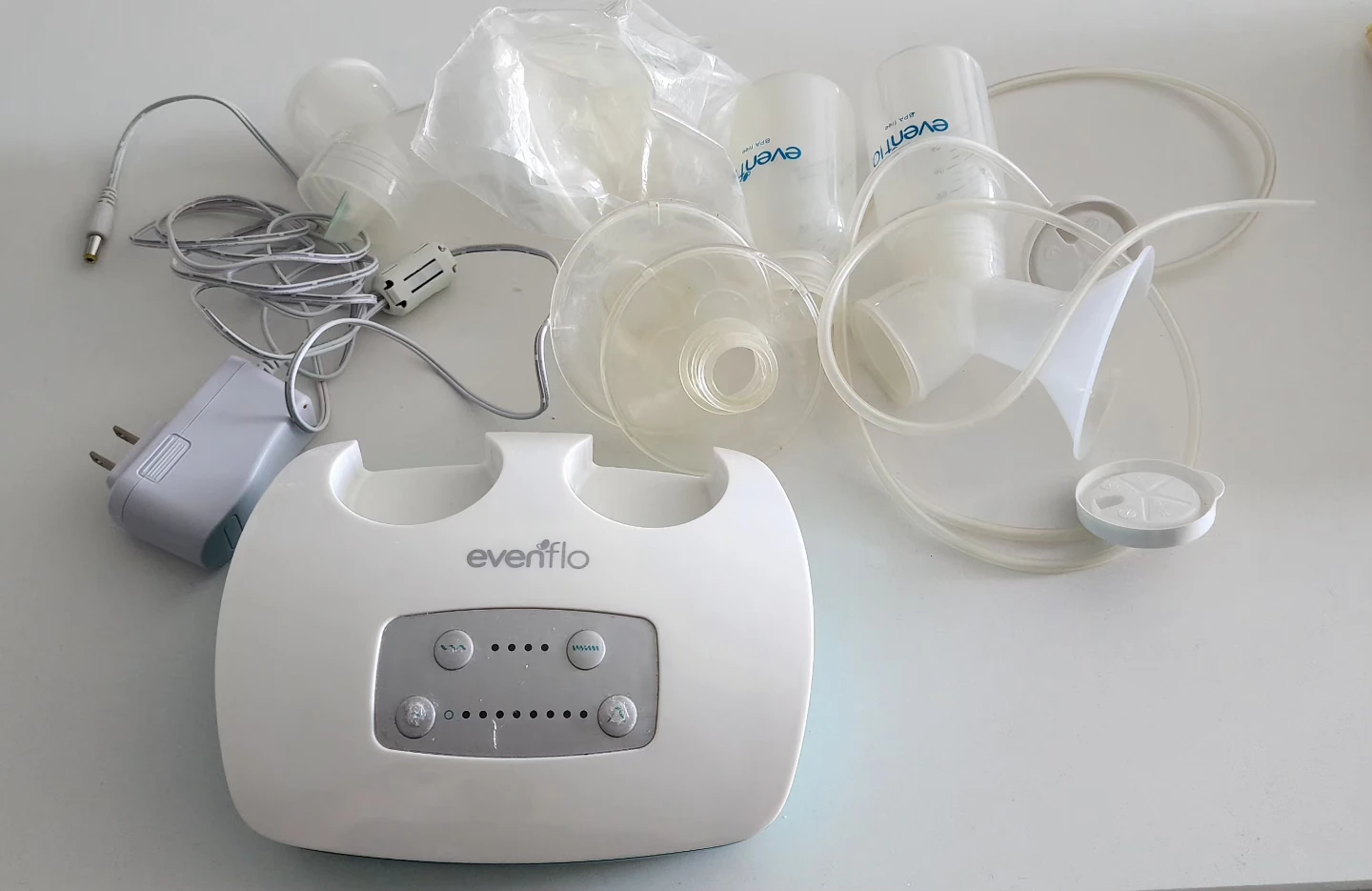 Double Electric Breast Pump + Parts Kit + 5 Micro Steam Bags - photo 2