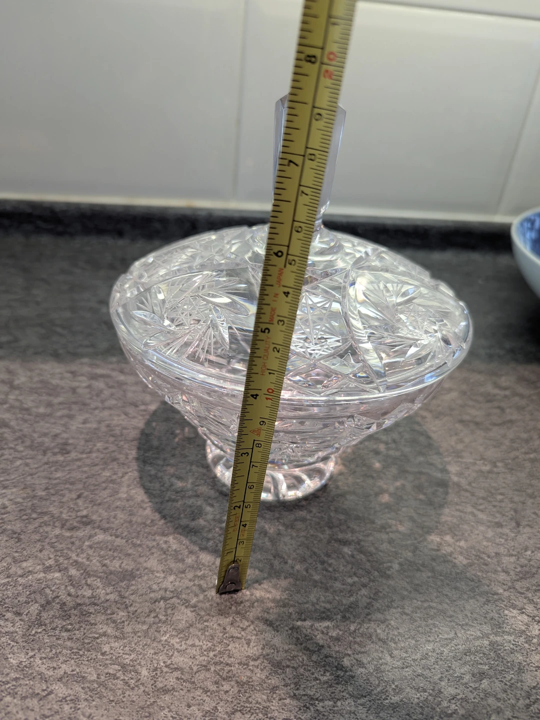 Crystal Candy Dish with Lid - photo 4