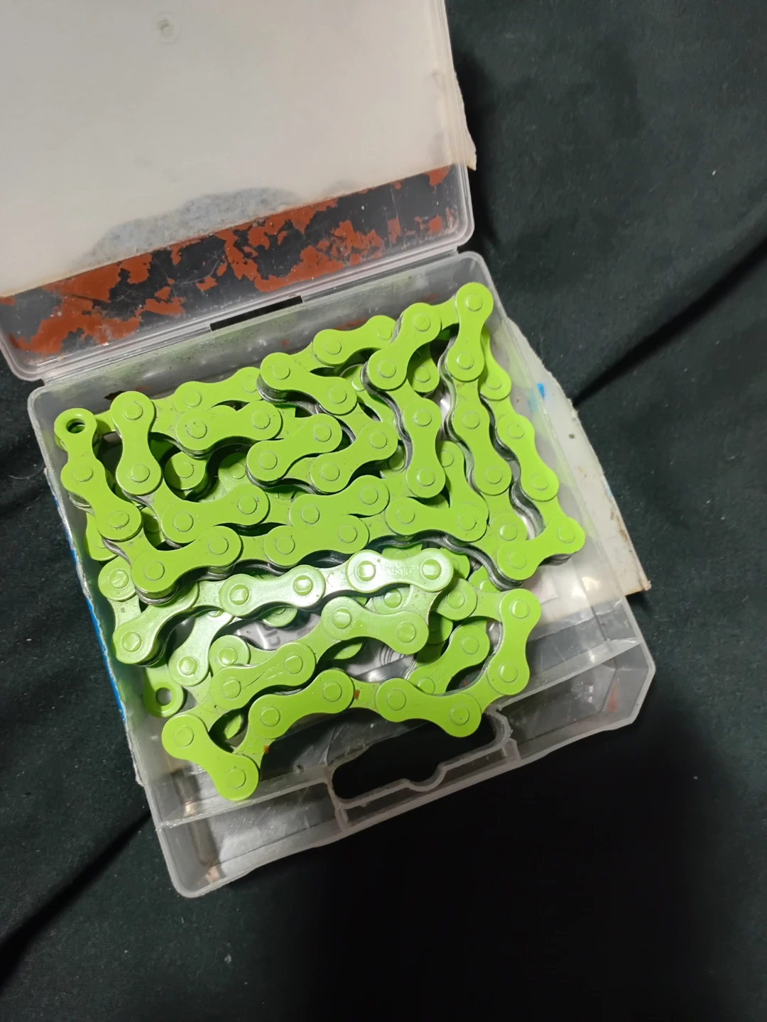 Green Bicycle Chain