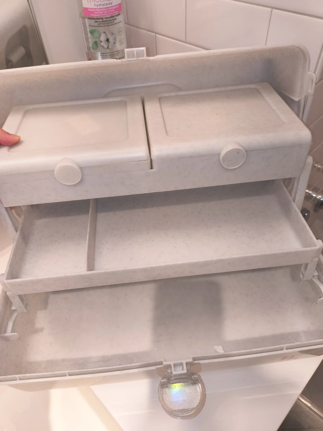 Vintage Caboodle Makeup Train Case with Mirror - photo 5
