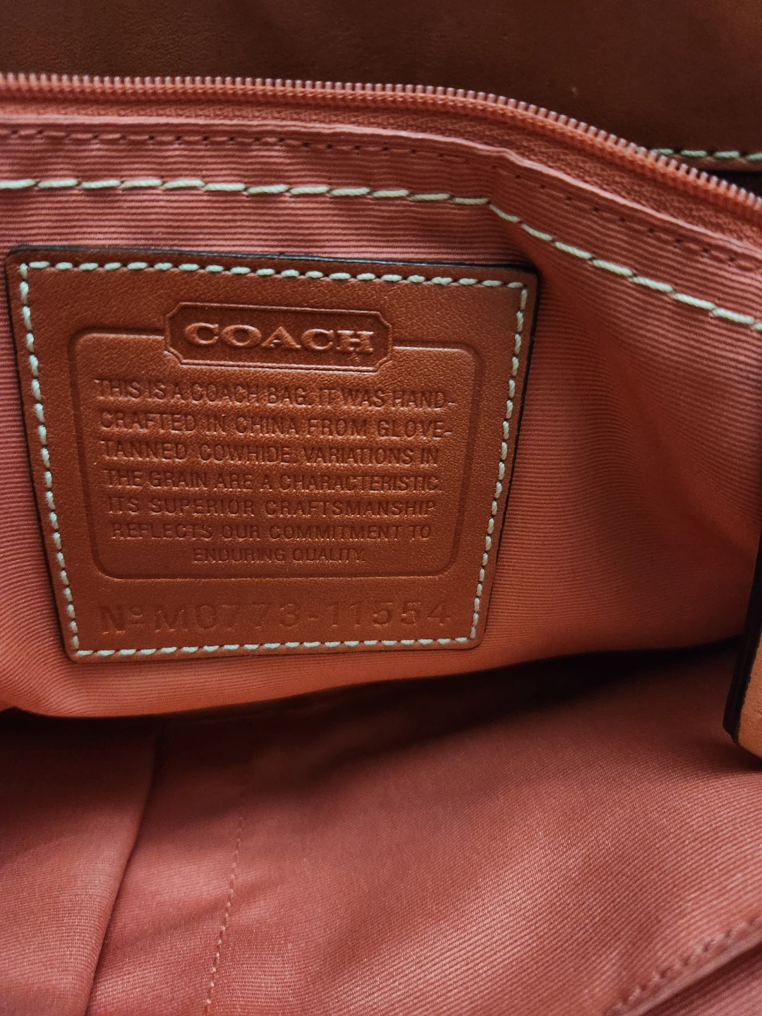 Coach Leather Tote Bag Vintage Rare - photo 5