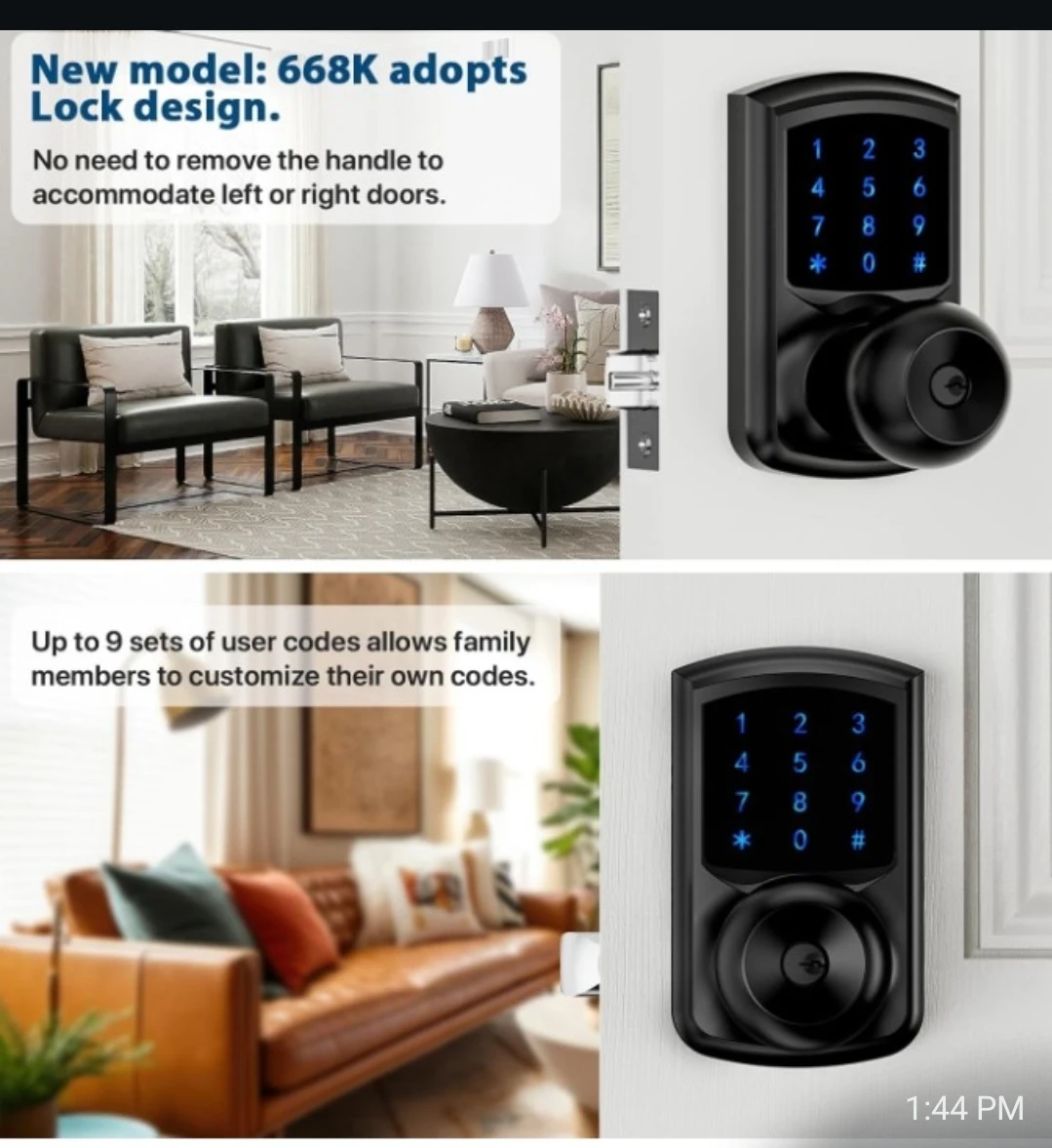 YAMRY Smart Lock with Keypad - photo 4