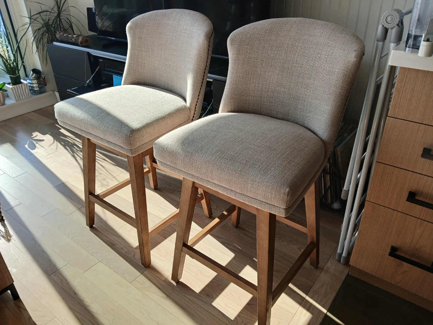 Swivel Counter Stools - Set of 2