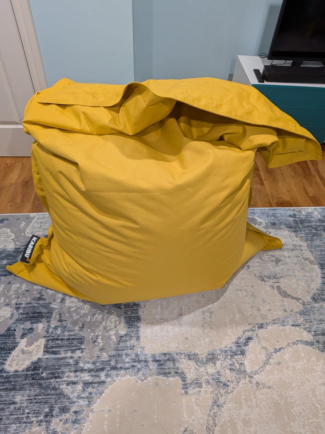 Yellow Karibu Beanbag Chair - photo 2