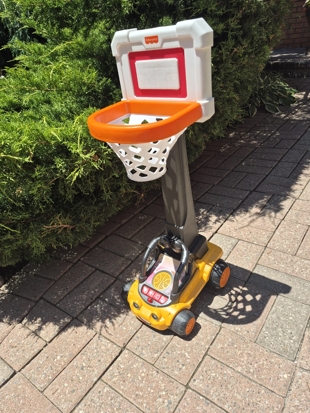 Fisher-Price Junior Basketball Hoop and Ride-On Car