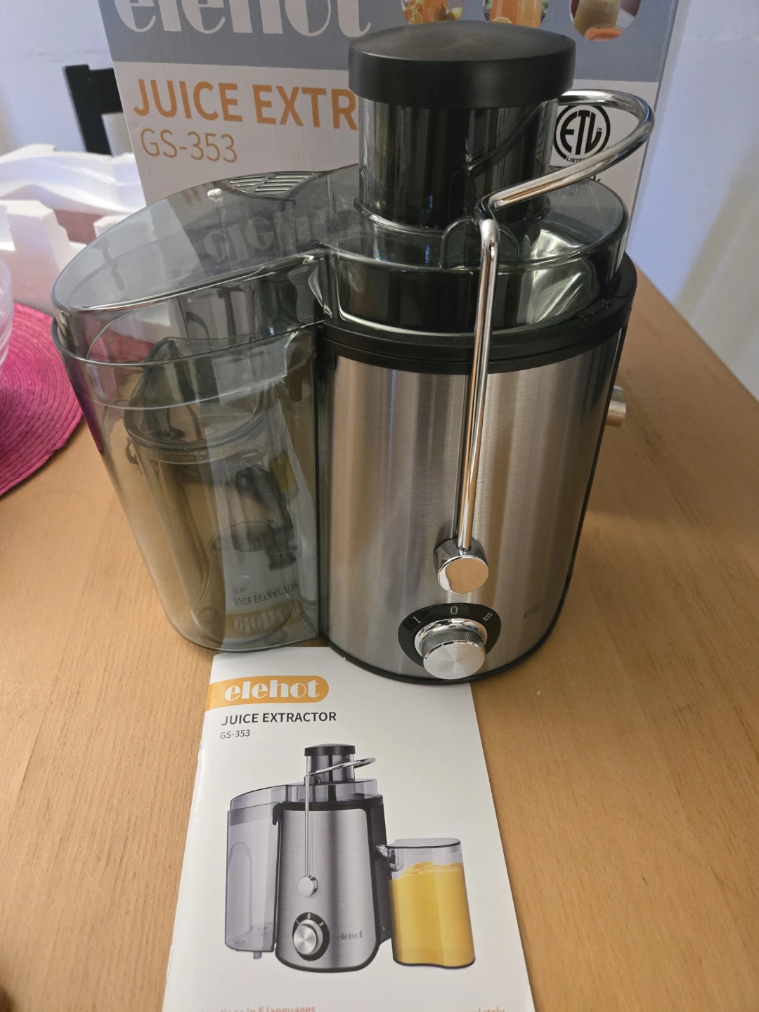 Elehot GS-353 Juice Extractor - photo 2