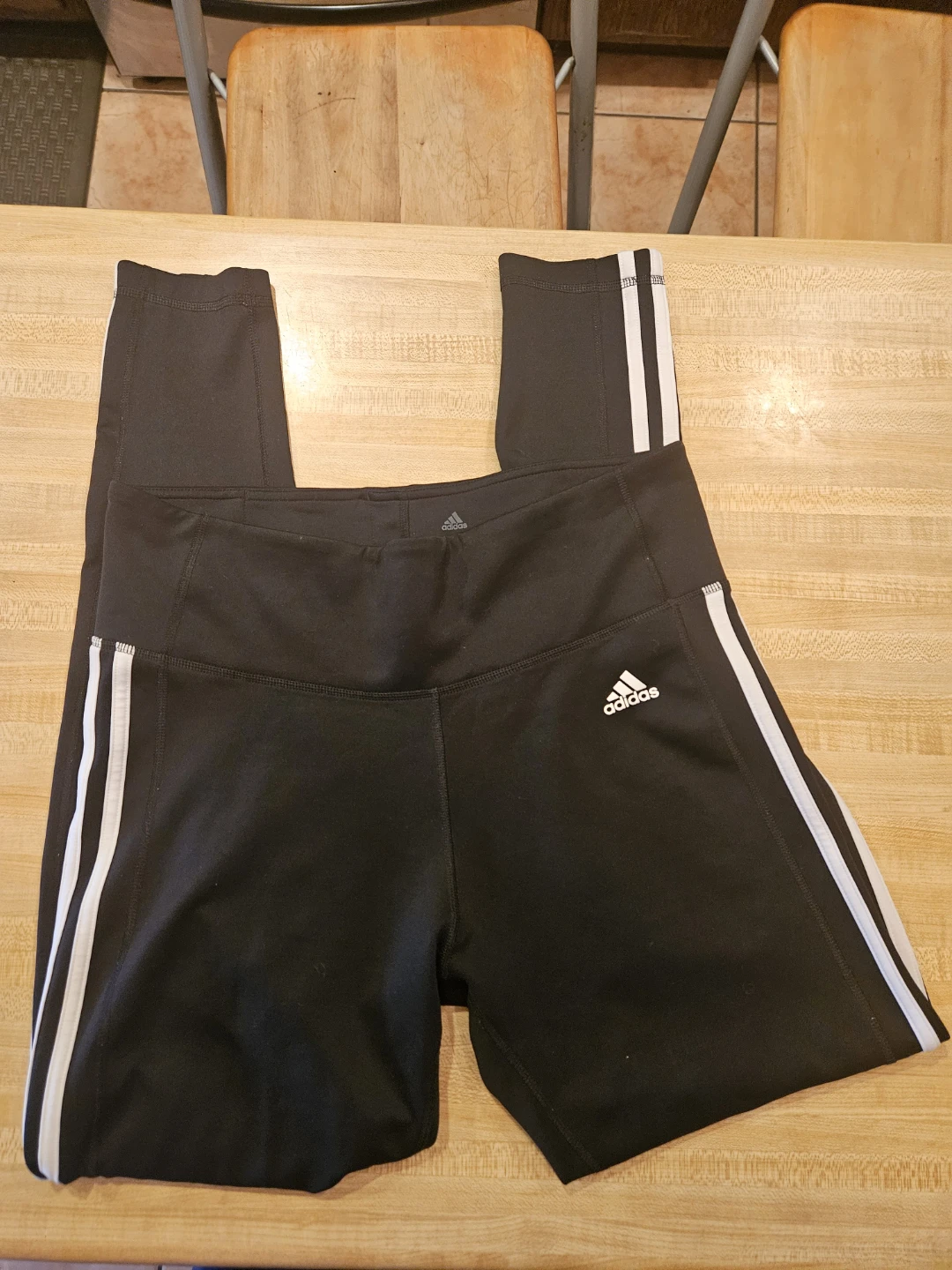 Adidas Black CLIMALITE Leggings Size L