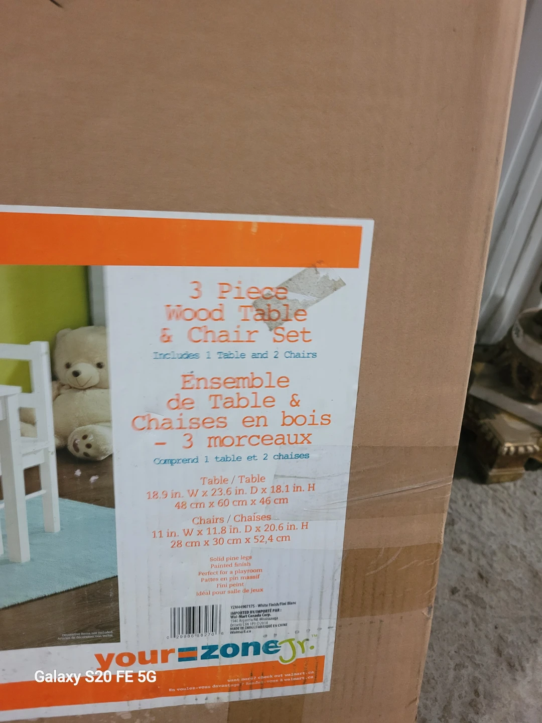 Your Zone Jr. 3 Piece Wood Table & Chair Set - photo 3