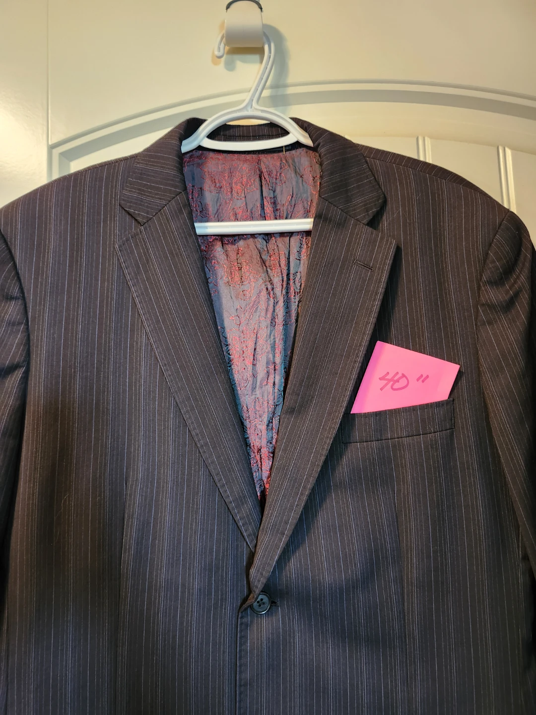 Men's Pinstripe Blazer - photo 2