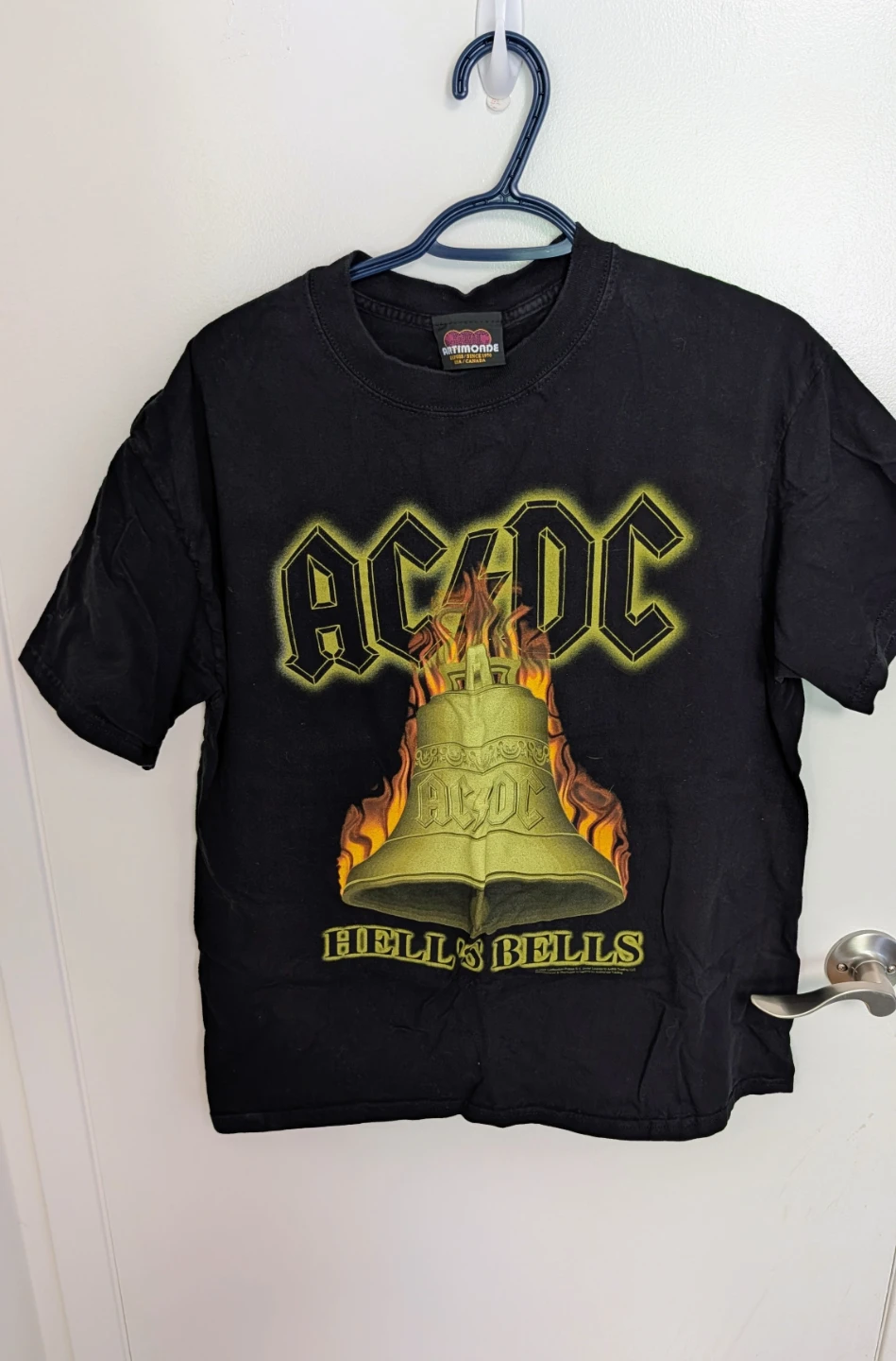 AC/DC Hell's Bells World Tour 2000-2001 T-Shirt - Men"s Large
