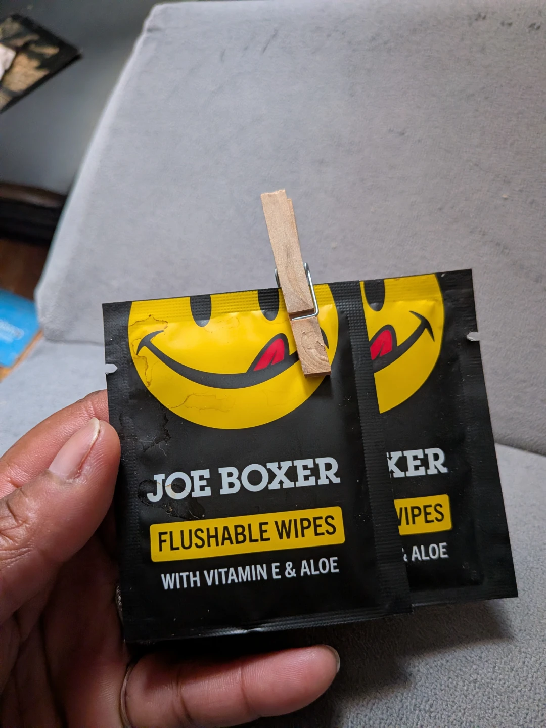 Joe Boxer Flushable Wipes with Vitamin E & Aloe (2 Pack)