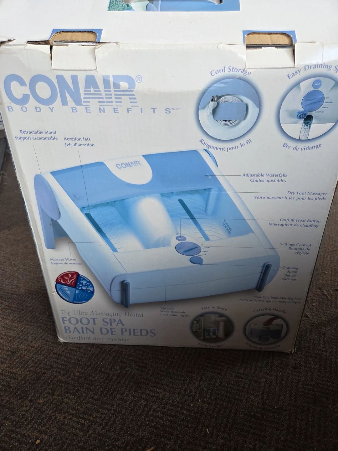 Conair Ultra Massaging Heated Foot Spa