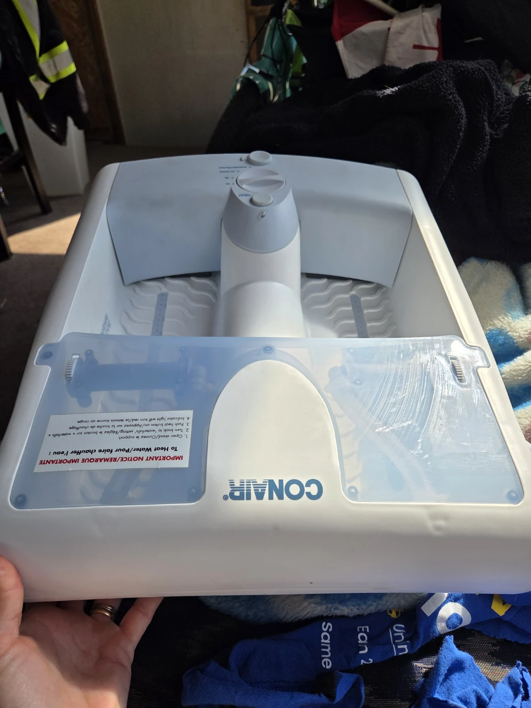 Conair Ultra Massaging Heated Foot Spa - photo 3
