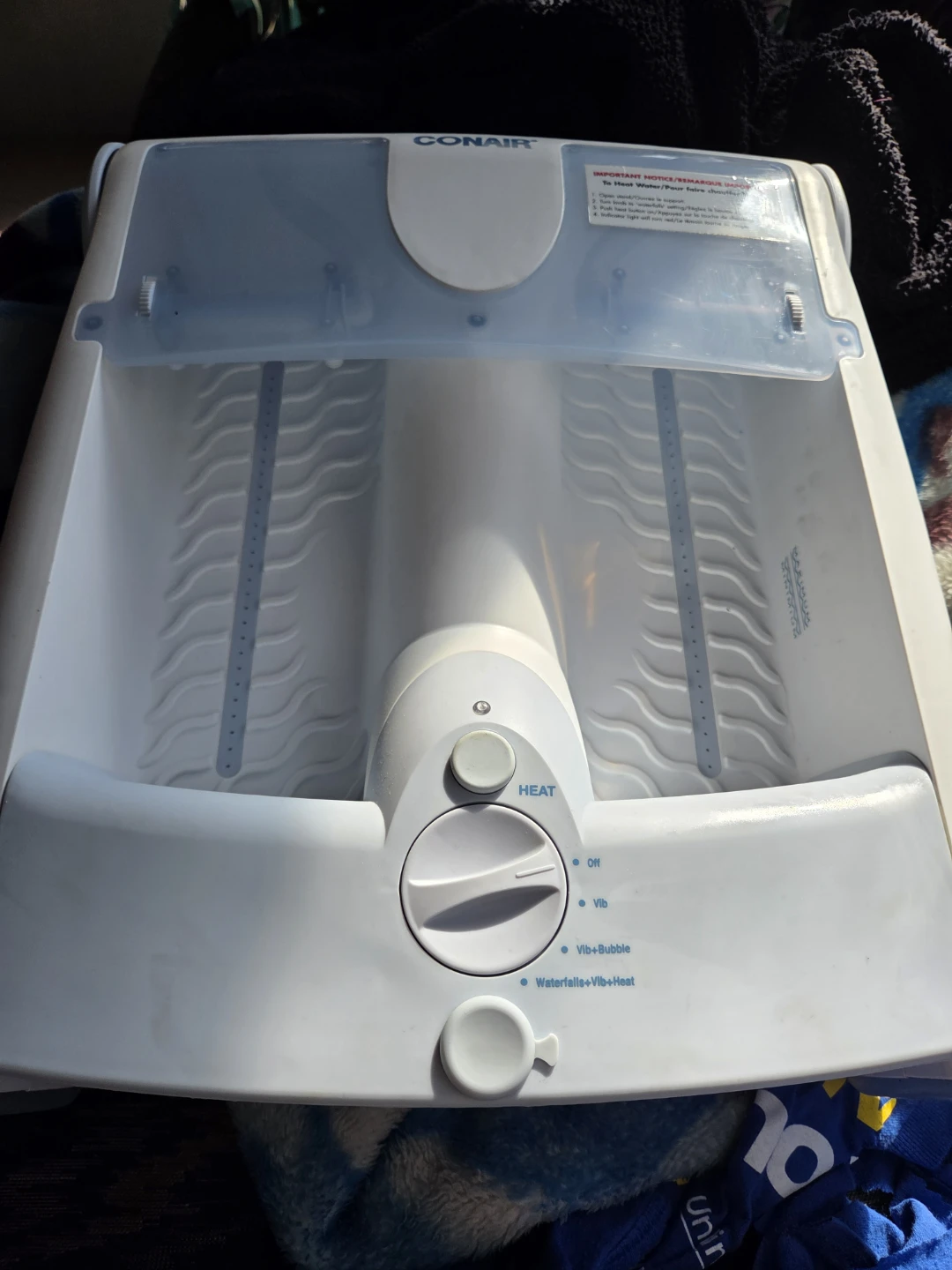 Conair Ultra Massaging Heated Foot Spa - photo 4