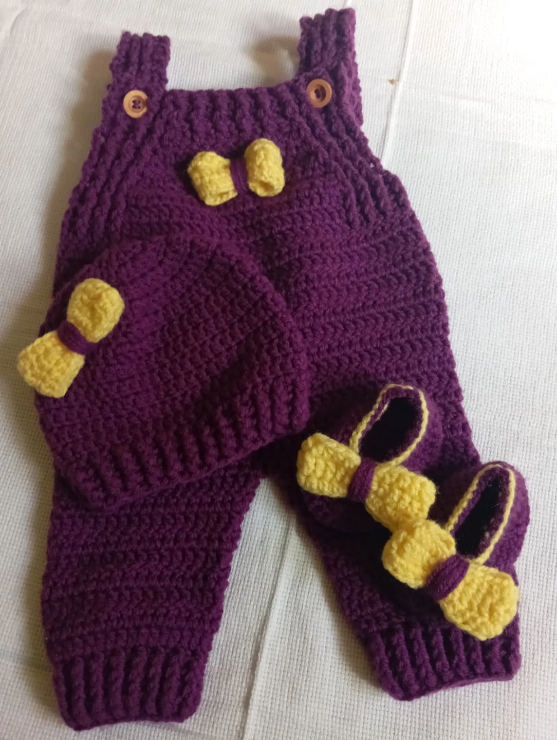 Handmade Crochet Baby Outfit - photo 3