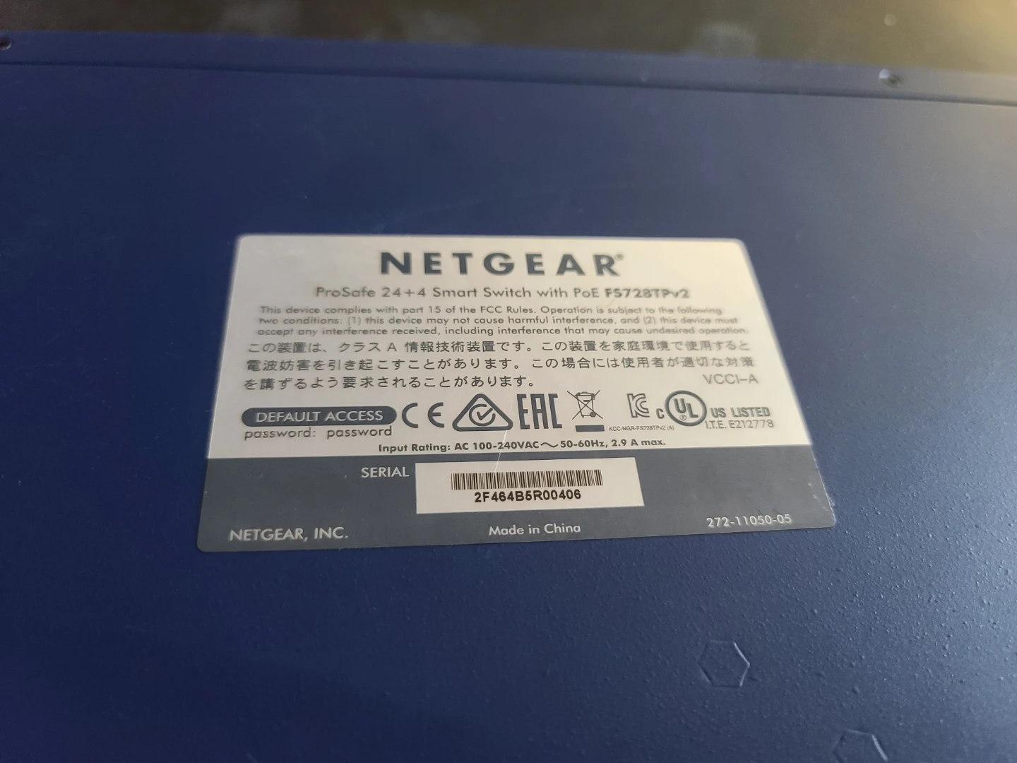 NETGEAR ProSafe 24+4 Smart Switch with PoE FS728TPv2 - photo 3