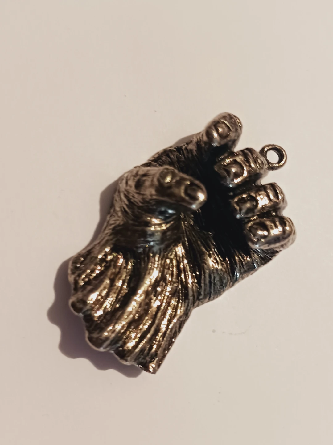 Clenched  Fist  Unique Pendant - photo 2