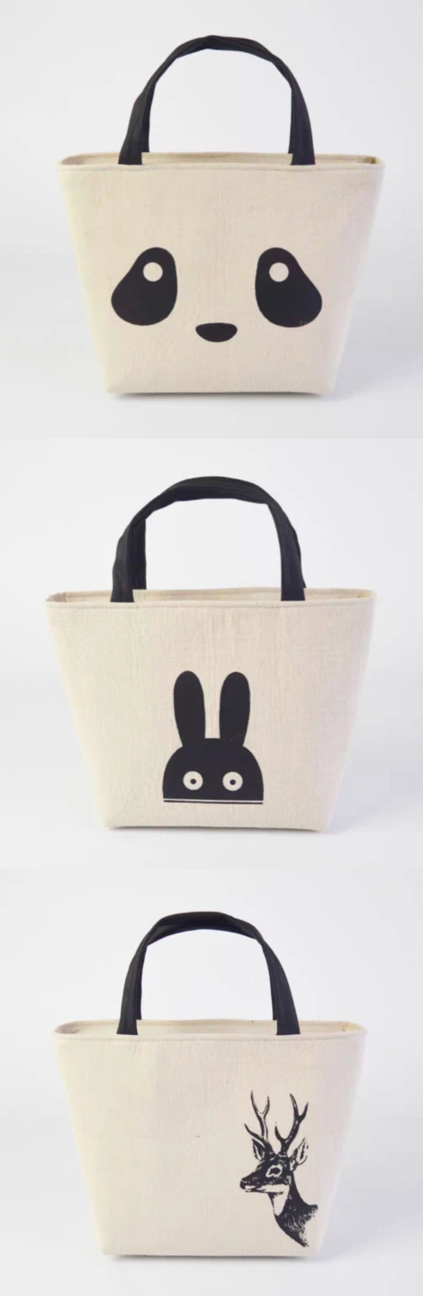 Brand NEW insulated Cooler bag with animal design🐼🫎🐰