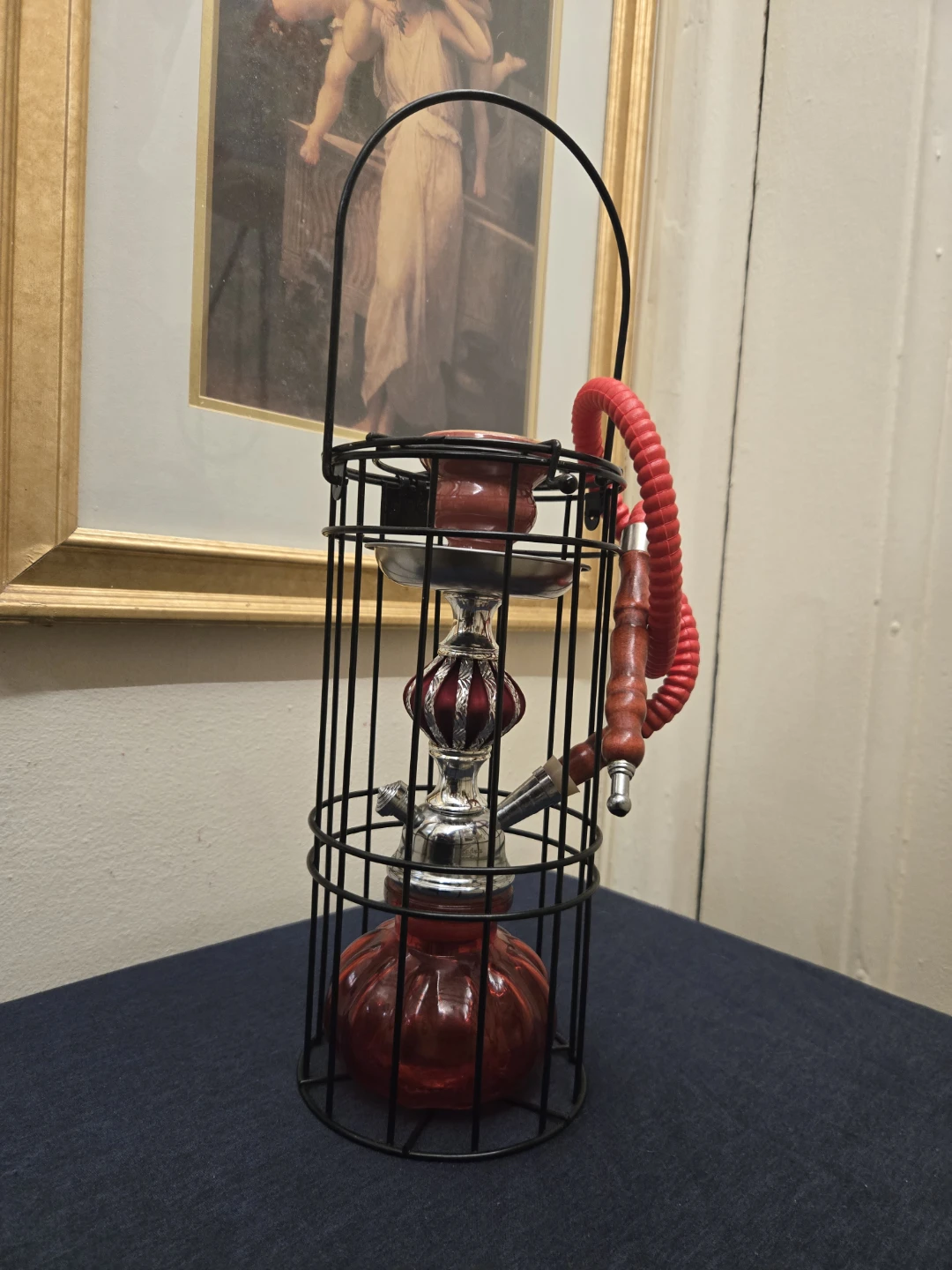 Red Hookah Hose with Accessories