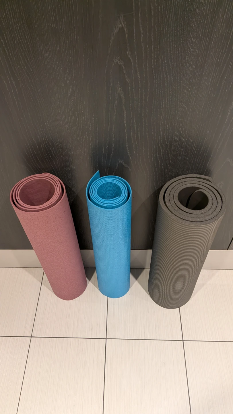 3 Yoga Mats - Pink, Blue, Grey - photo 5