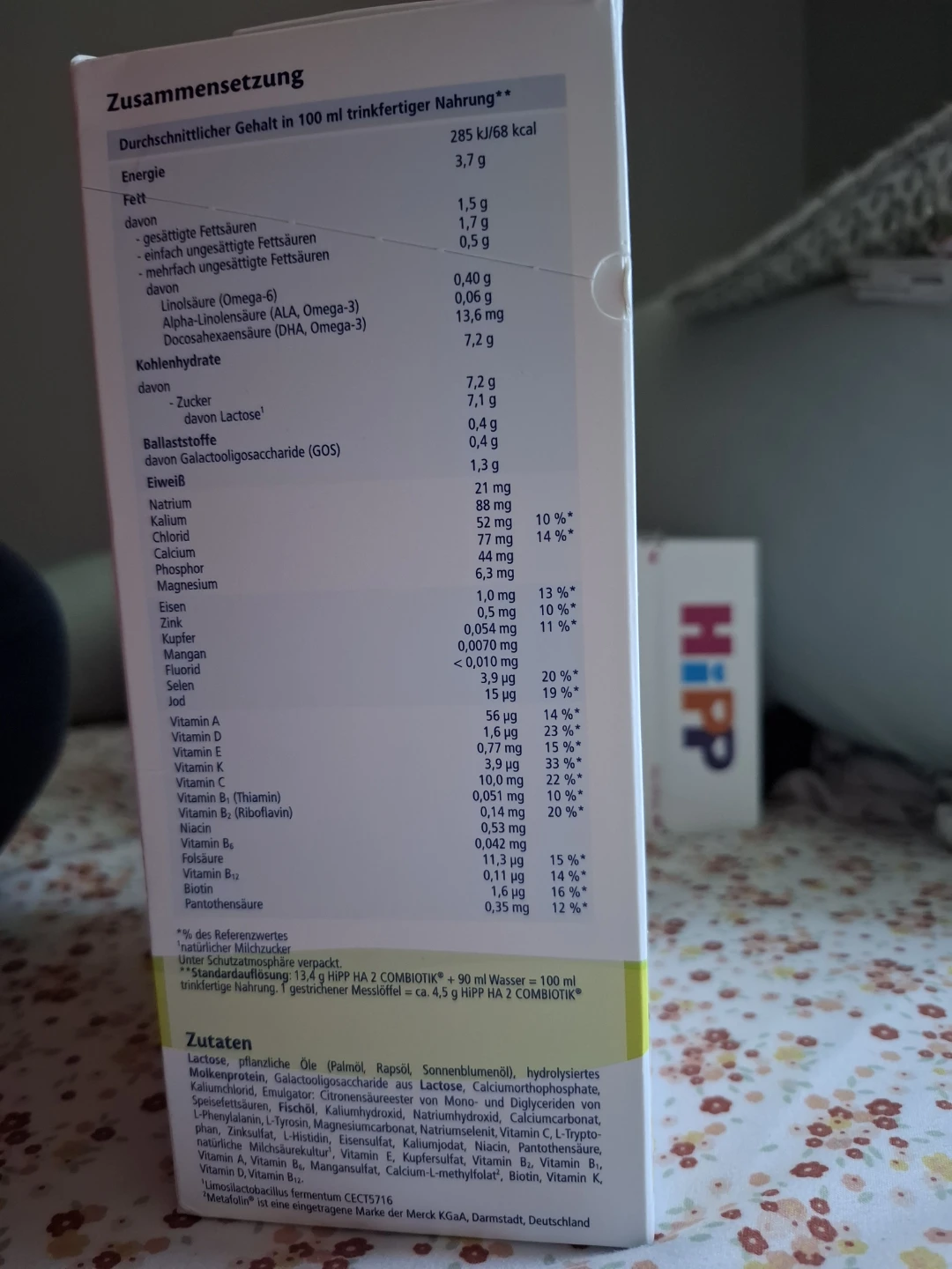 HIPP HA COMBIOIK HA 2 Follow-on Formula (600g) - photo 3