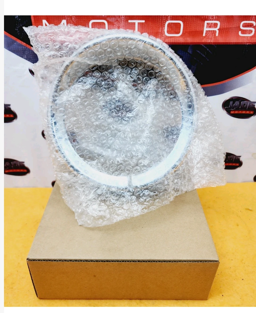 Motorcycle Chrome Headlight Trim Ring. 7" - photo 4