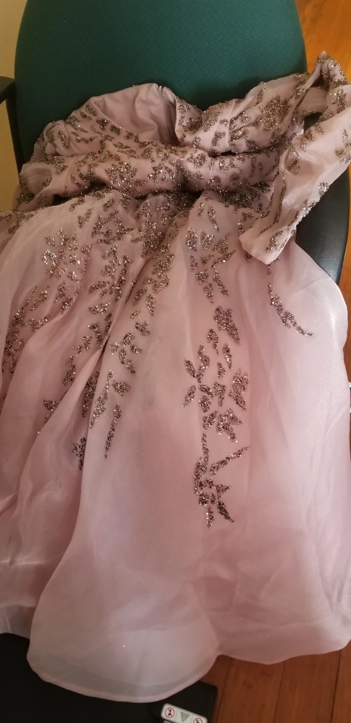 Pink Beaded Gown - photo 2