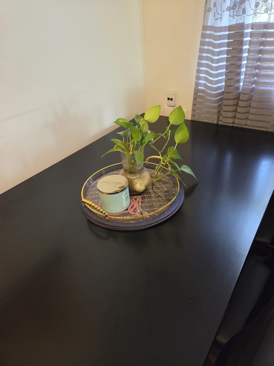 Dining Table Set with 6 Chairs – Black – Excellent Condition - photo 4