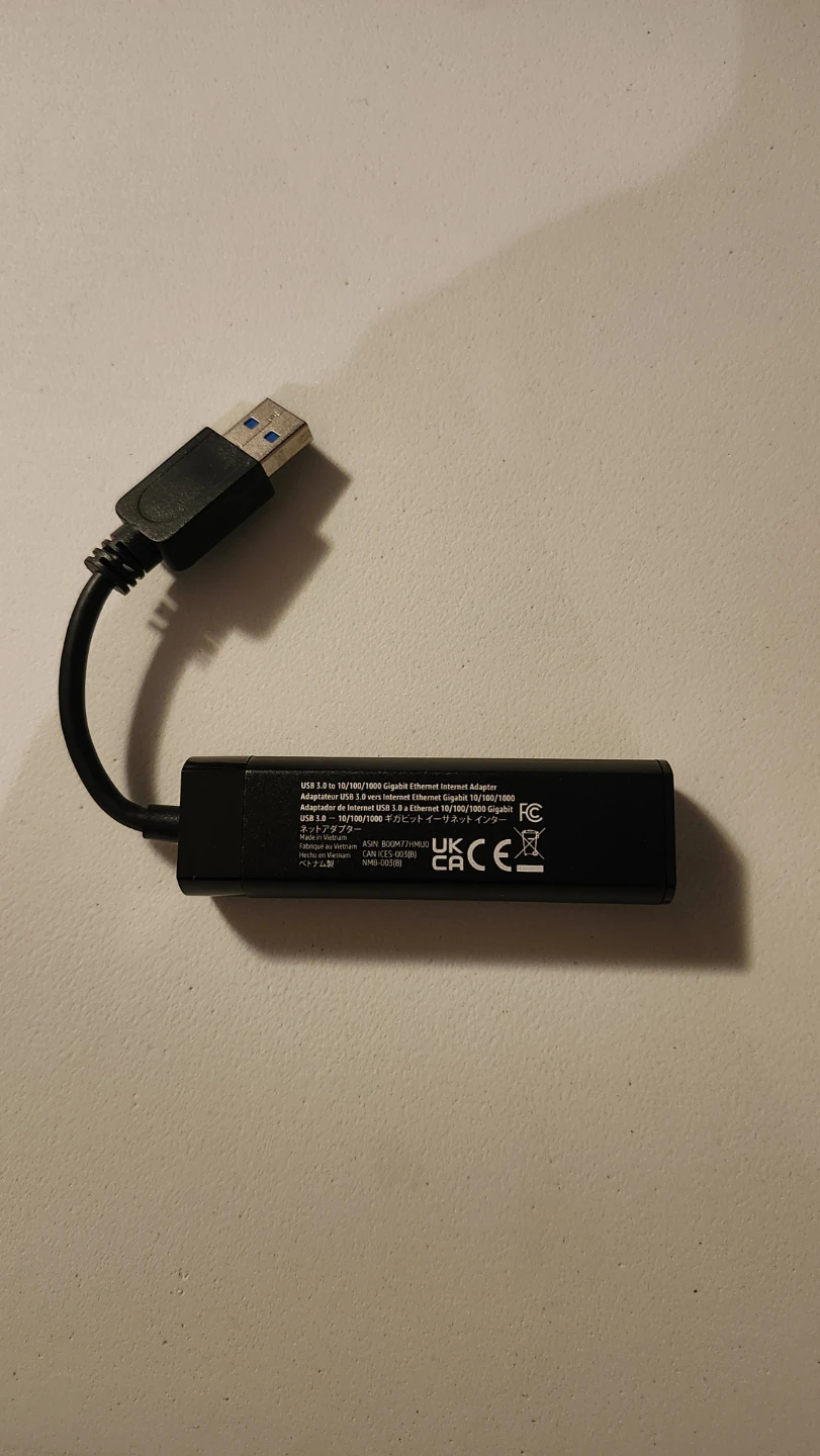 Amazon Basics USB 3.0 Gigabit Ethernet Adapter - photo 3