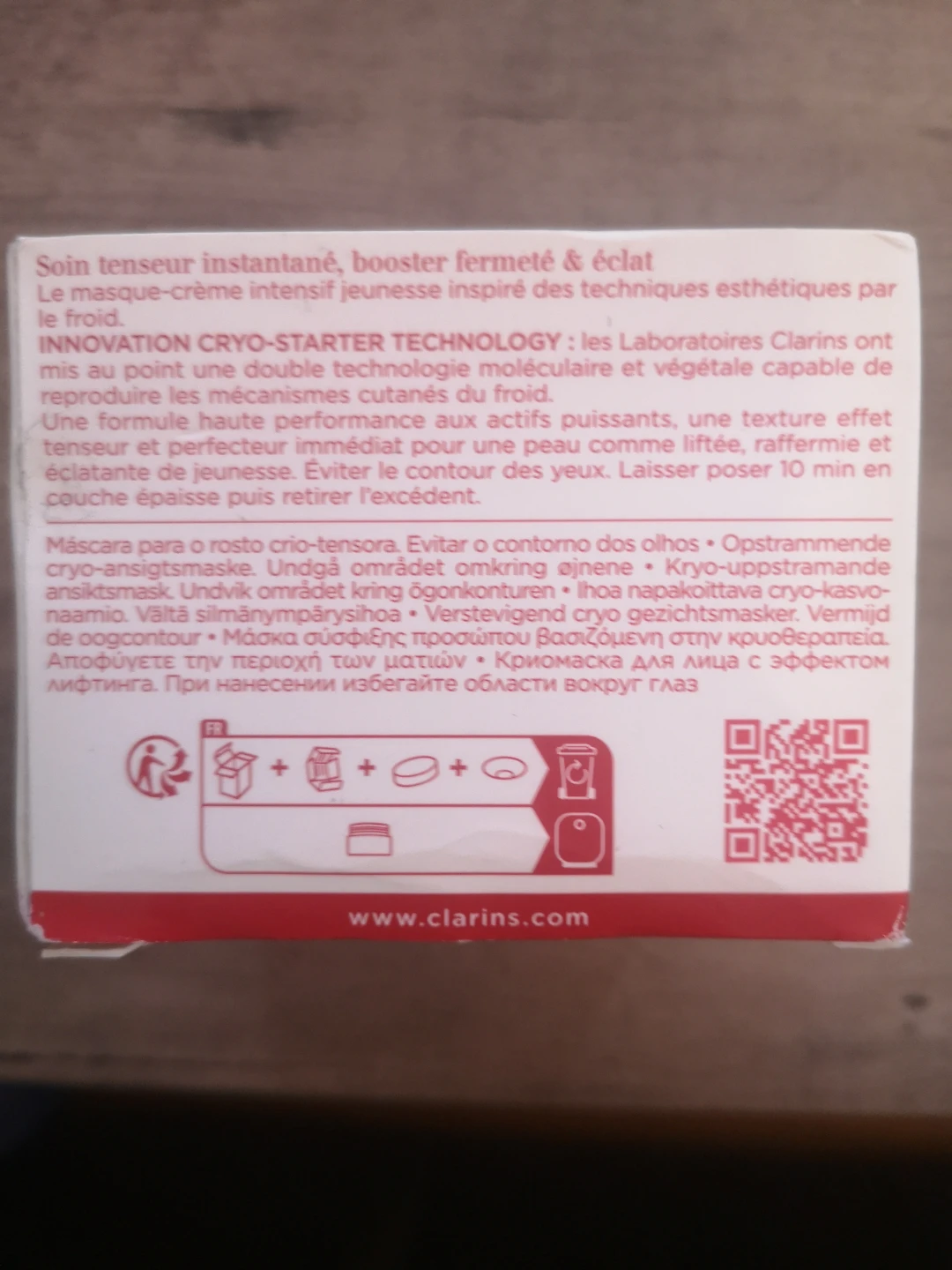 Clarins Cryo-Flash Cream-Mask 75mL - photo 3